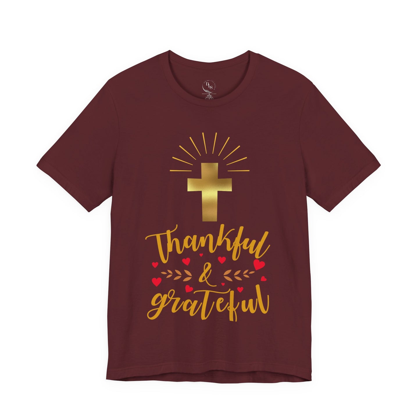 Grateful Thankful Short Sleeve Tee