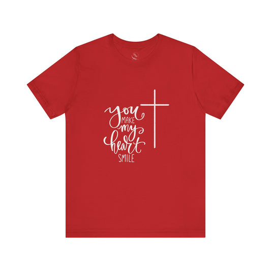 Hope Ribbon T-Shirt – Faith-Rooted Breast Cancer Awareness with Comfort & Strength