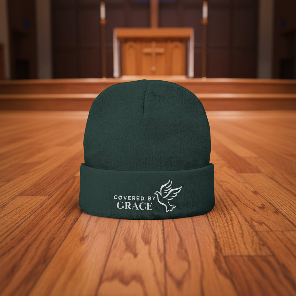 Embroidered Knit Beanie - Stylish Winter Essential