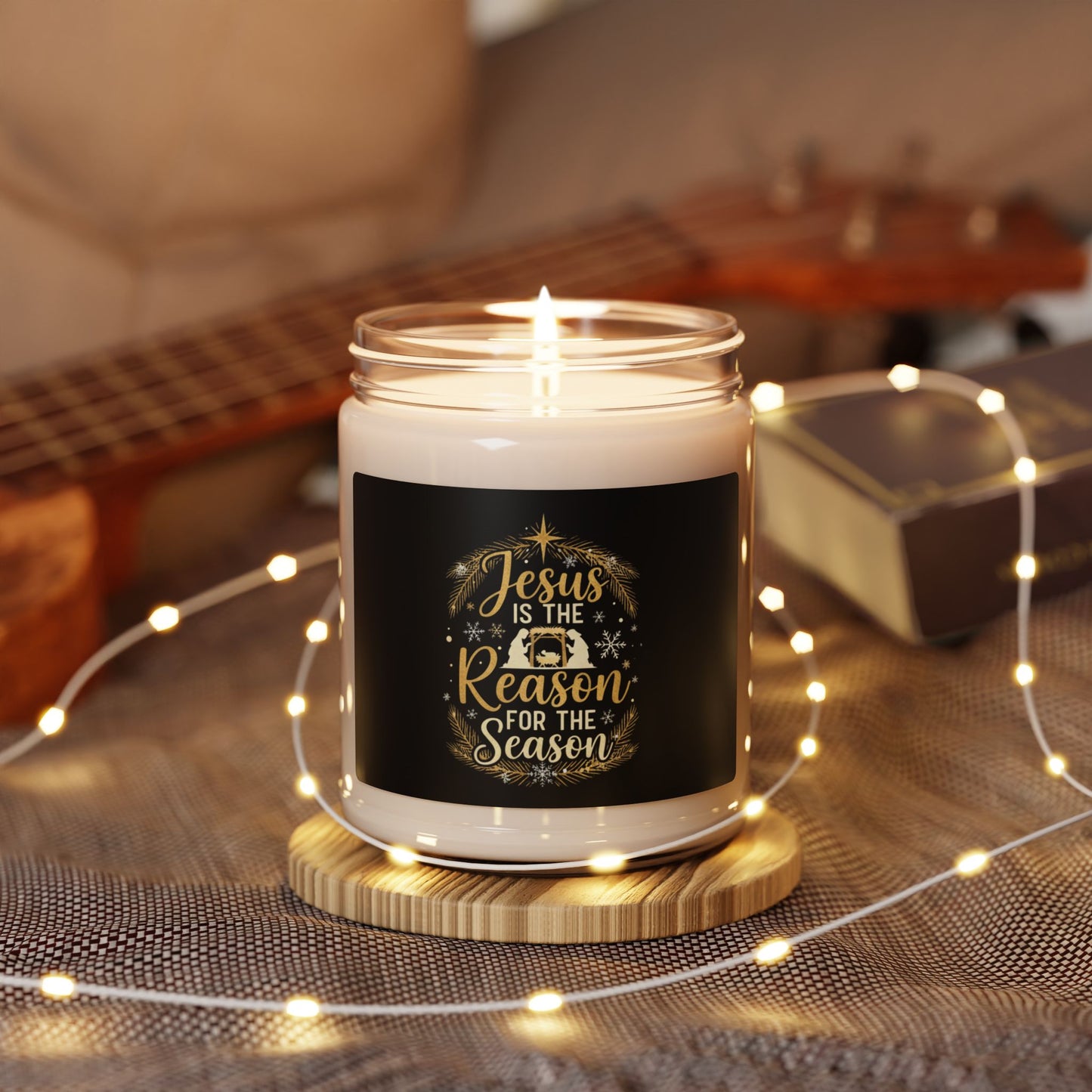 Jesus Reason for the Season Scented Soy Candle - 9oz