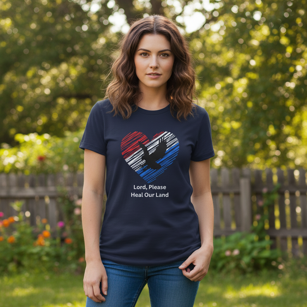 Lord Please Heal Our Land - Jersey Short Sleeve Tee