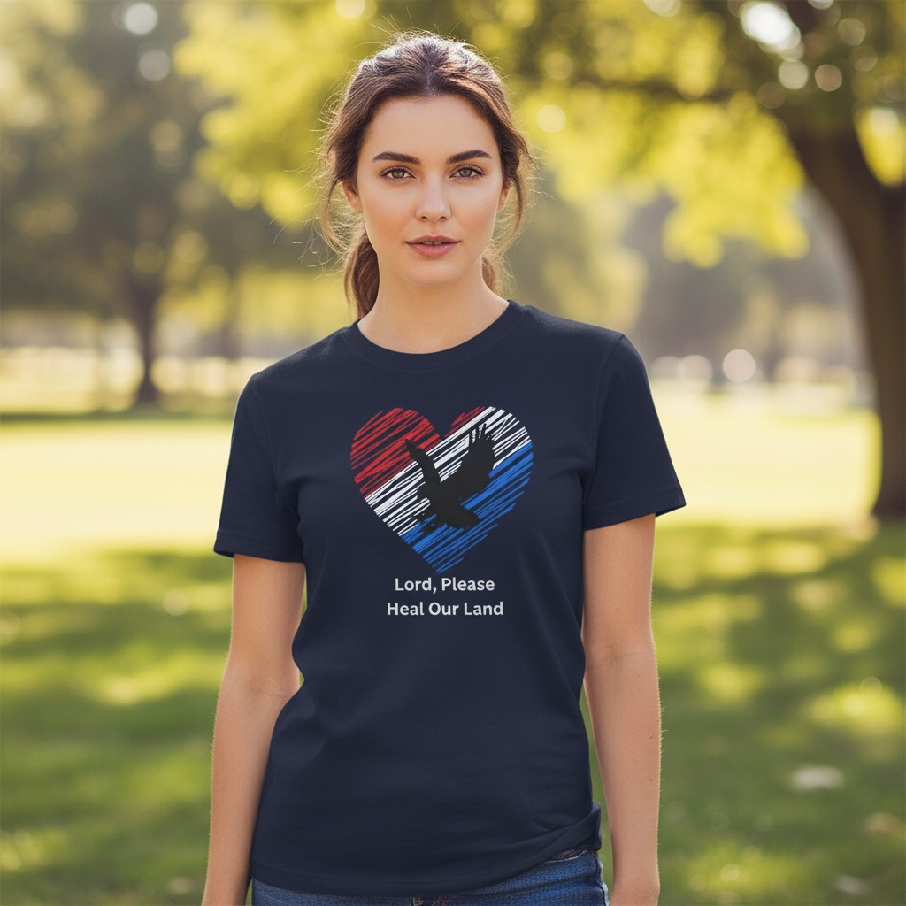 Lord Please Heal Our Land - Jersey Short Sleeve Tee