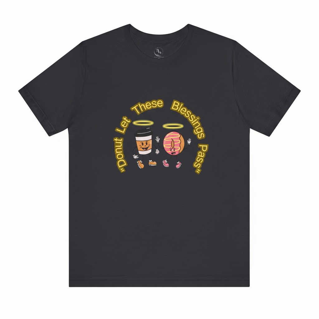 Donut, let these blessings pass you buy. Jersey Short Sleeve Tee