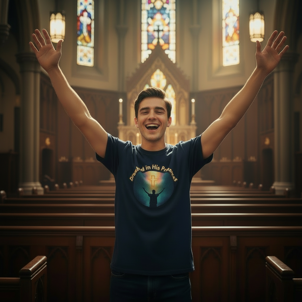 Drenched in His Presence T-Shirt – Drenched in His Presence T-Shirt – Radiant Faithwear for Worship & LegacyLoved Ones, Casual Wear, Heartwarming Apparel, Perfect for [...]