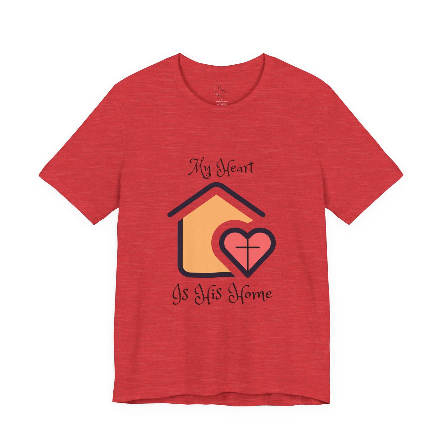 My Heart His Home Jersey Short Sleeve Tee