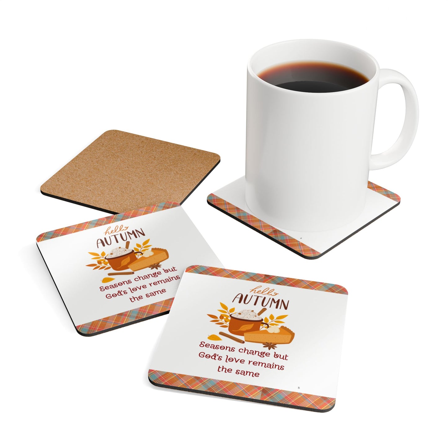 Corkwood Coaster Set