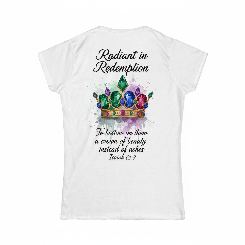 God Is Within Her Floral Women's Tee — Psalm 46:5 Inspirational Fall Shirt