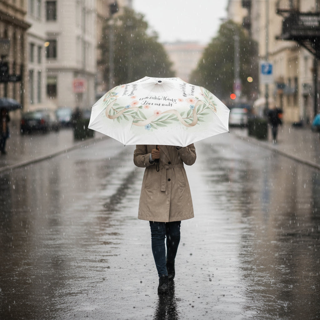 Peaceful Dove Isaugh 26:7 Umbrella