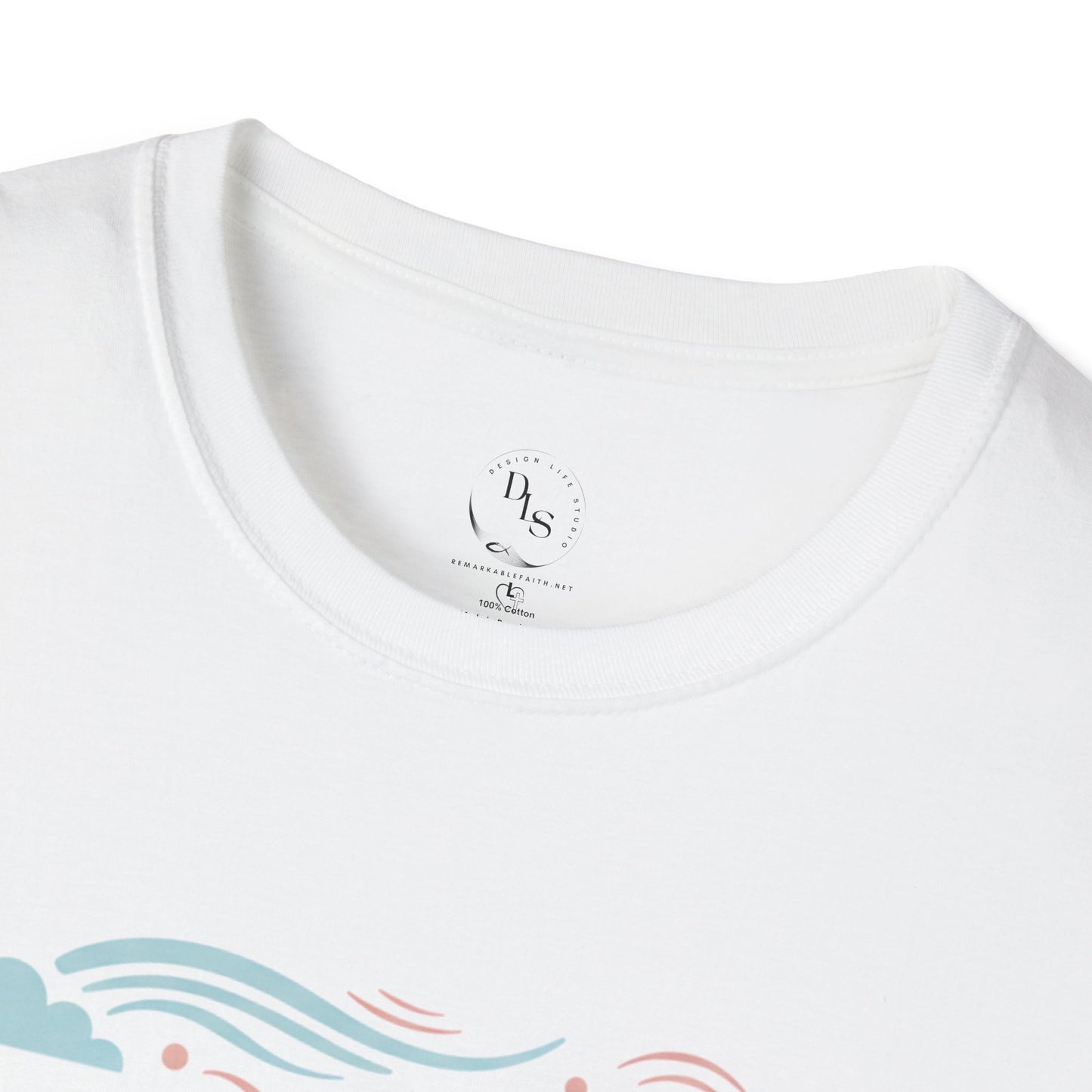 Anxious for Nothing T-Shirt — Calm Pastel Faith Tee