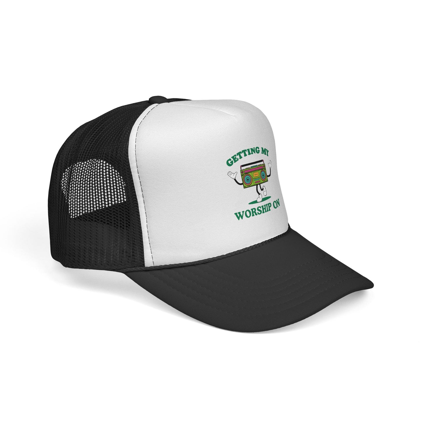 Getting my Worship on Hat - Retro Worship Trucker Cap - Getting My Worship On