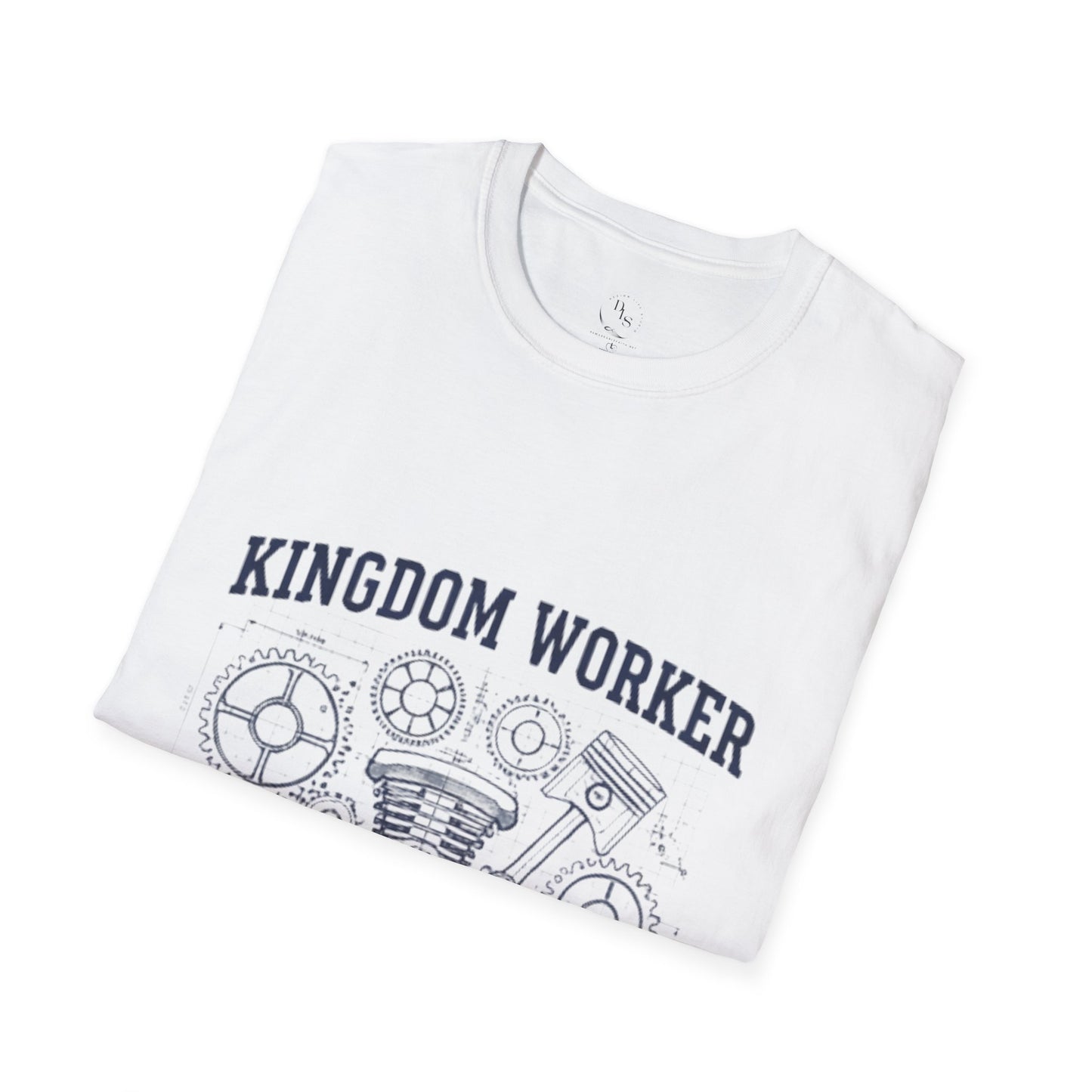 Kingdom Worker T-Shirt — Matthew 9:37 Christian Mechanic Tee