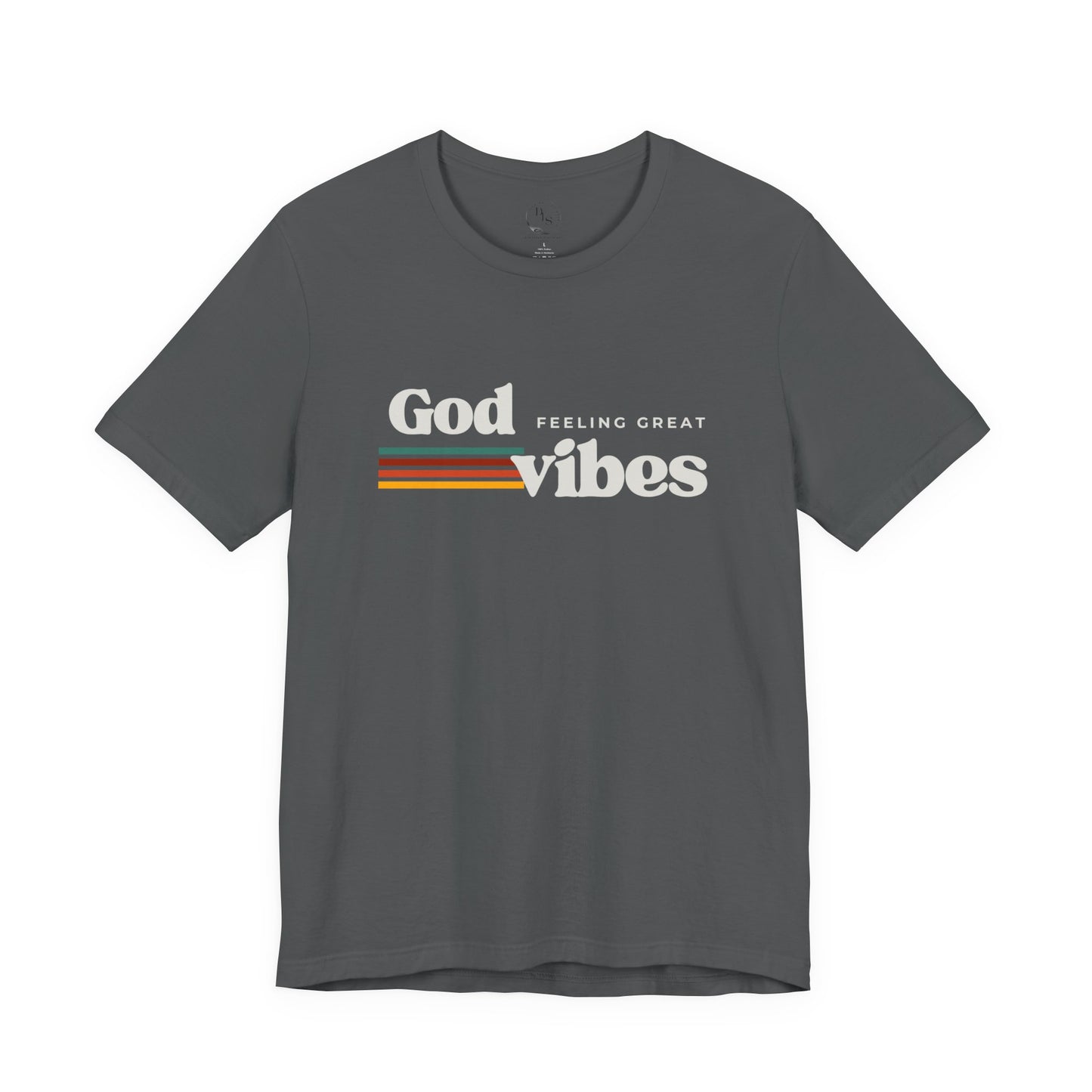 God Vibes Unisex Jersey Tee, Positive Affirmation Shirt, Inspirational Gift, Spiritual Fashion, Faith-Based Apparel