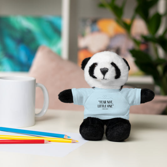 Panda Plush with Tee — "Fear Not, Little One" Inspirational Baby Stuffed Animal