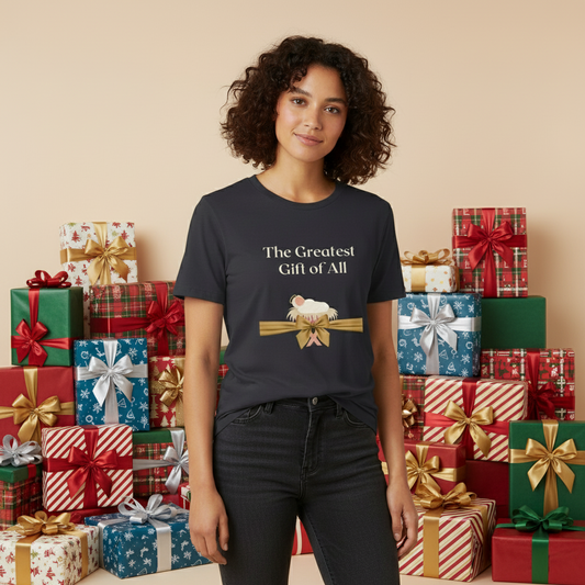 The Greatest Gift is Jesus - Short Sleeve Tee