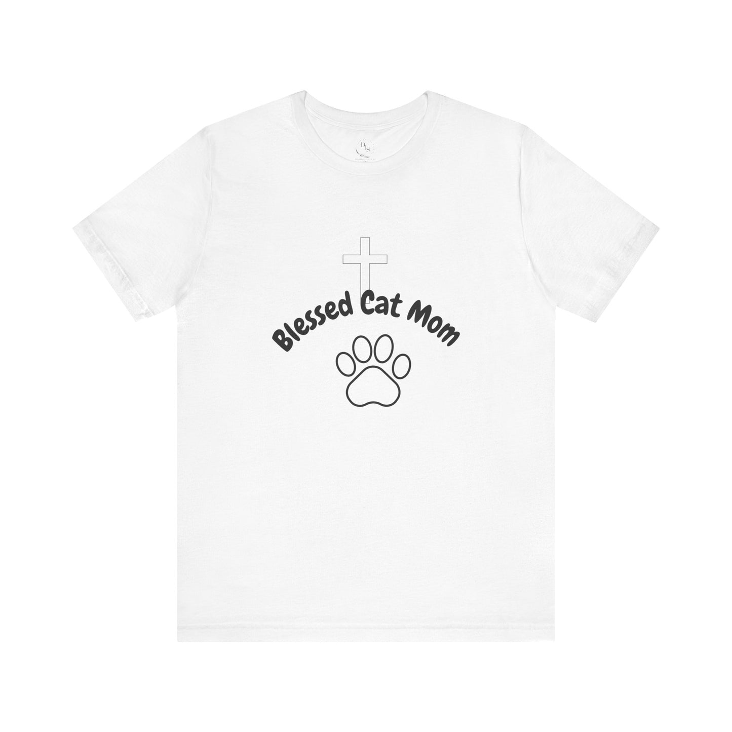 Blessed Cat Mom -  Jersey Short Sleeve Tee