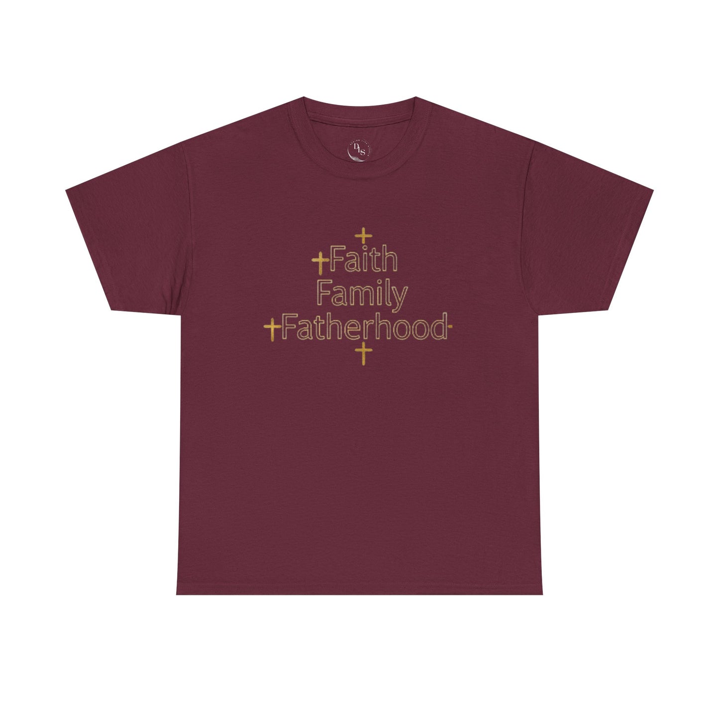 Faith, Family, Fatherhood Heavy Cotton Tee