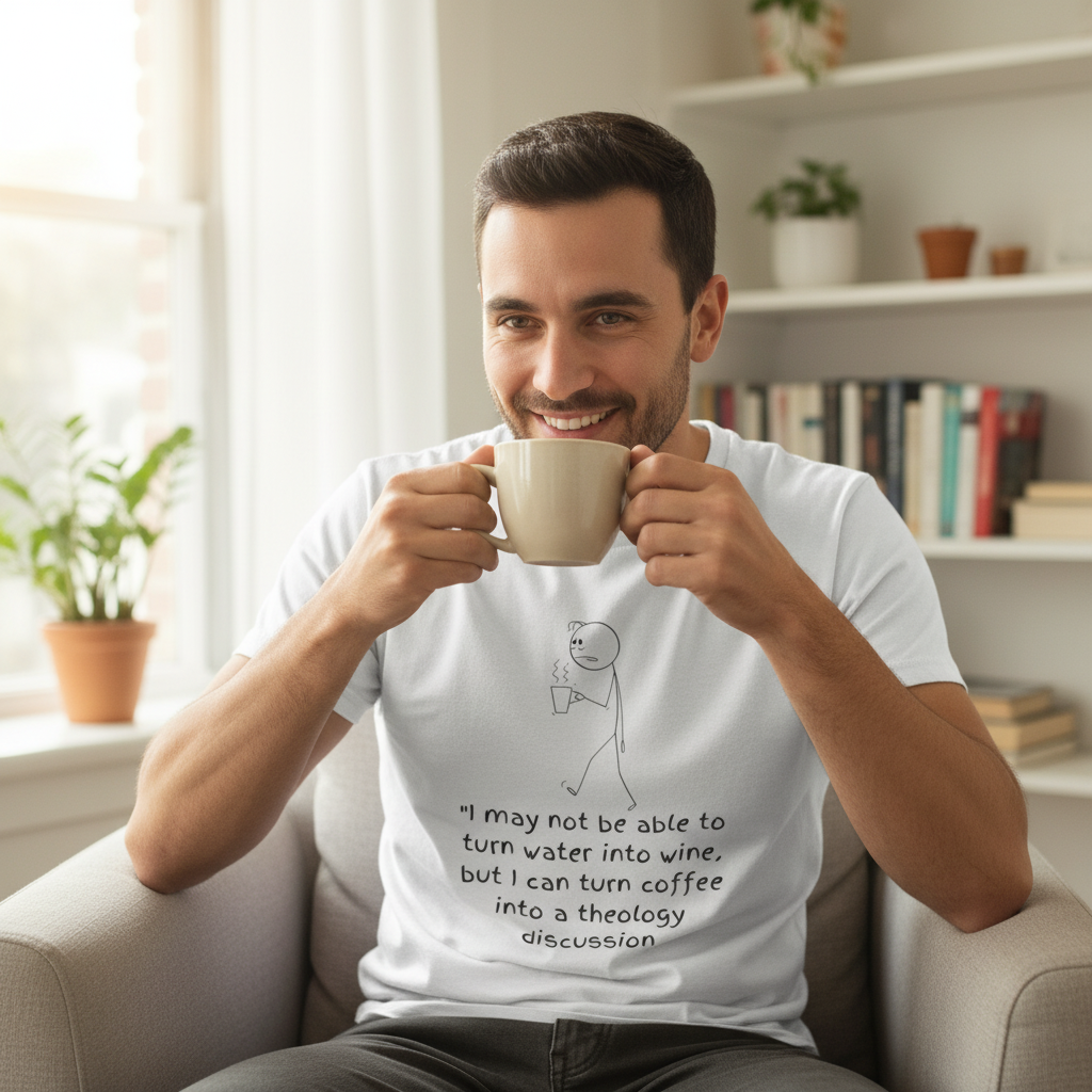 Christian Coffee Humor T shirt