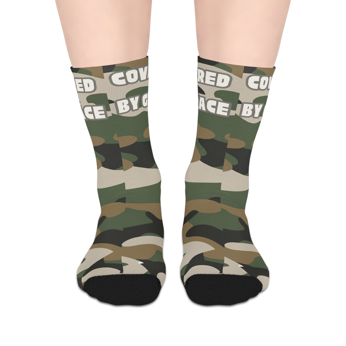 Camo Covered by Grace Socks Mid-Length Socks - Covered by Grace