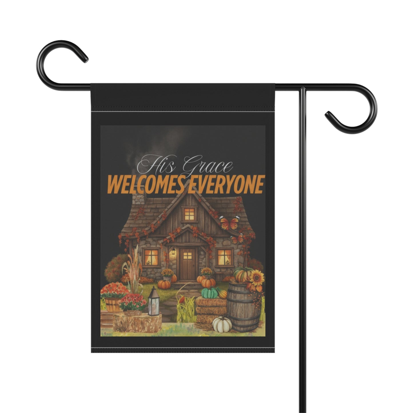His Grace Welcomes Everyone, Fall Cottage Design