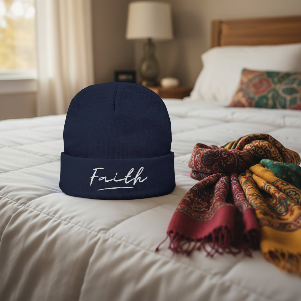 Knit Beanie (Embroidery)