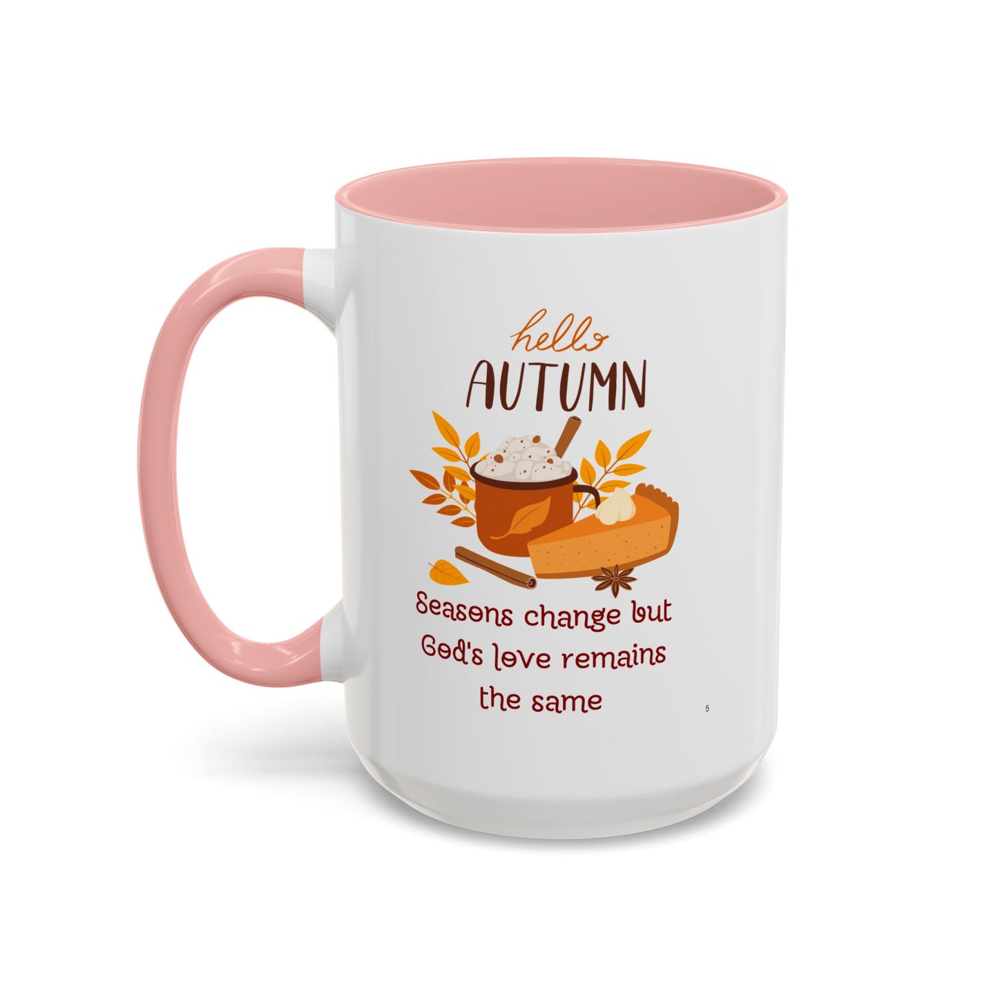Autumn Accent Coffee Mug - Seasonal Warmth for Cozy Moments, Fall Decor, Gift for Friends, Coffee Lovers, Home and Kitchen