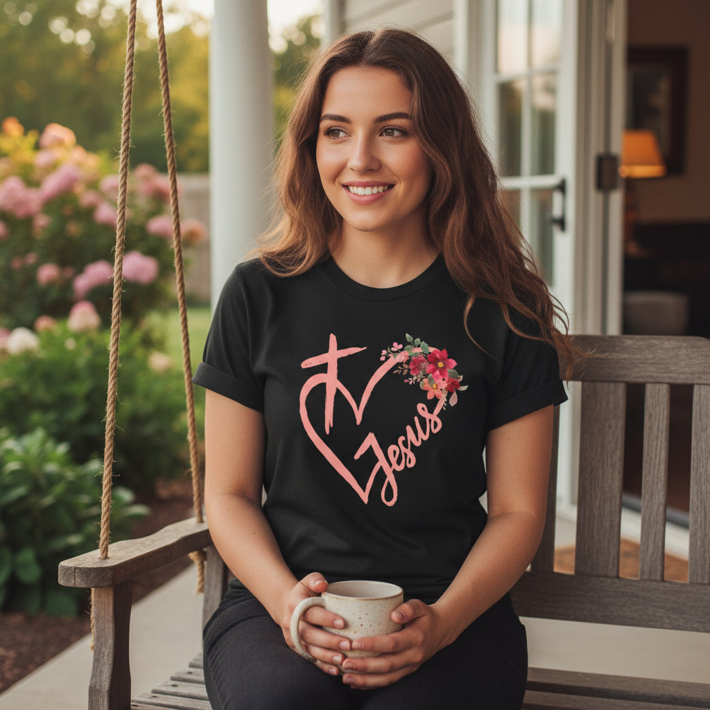 Jesus Heart Short Sleeve Tee