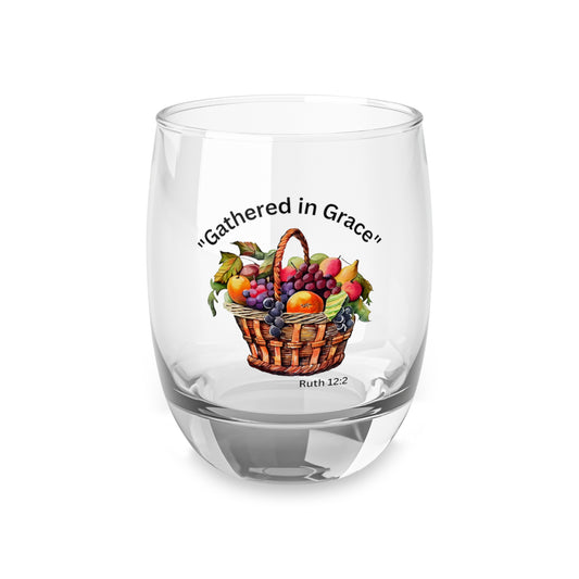 Whiskey Glass - Gathered in Grace Christian Glass for Thanksgiving