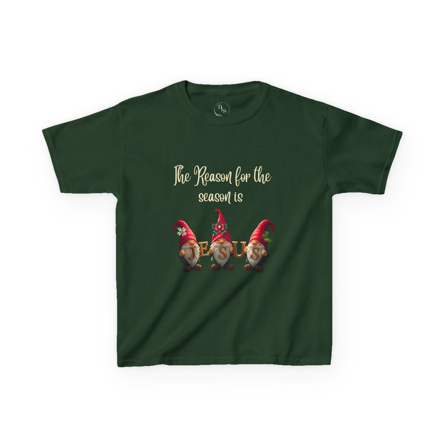 Kids Christmas Gnome Tee — "The Reason for the Season" Holiday Shirt