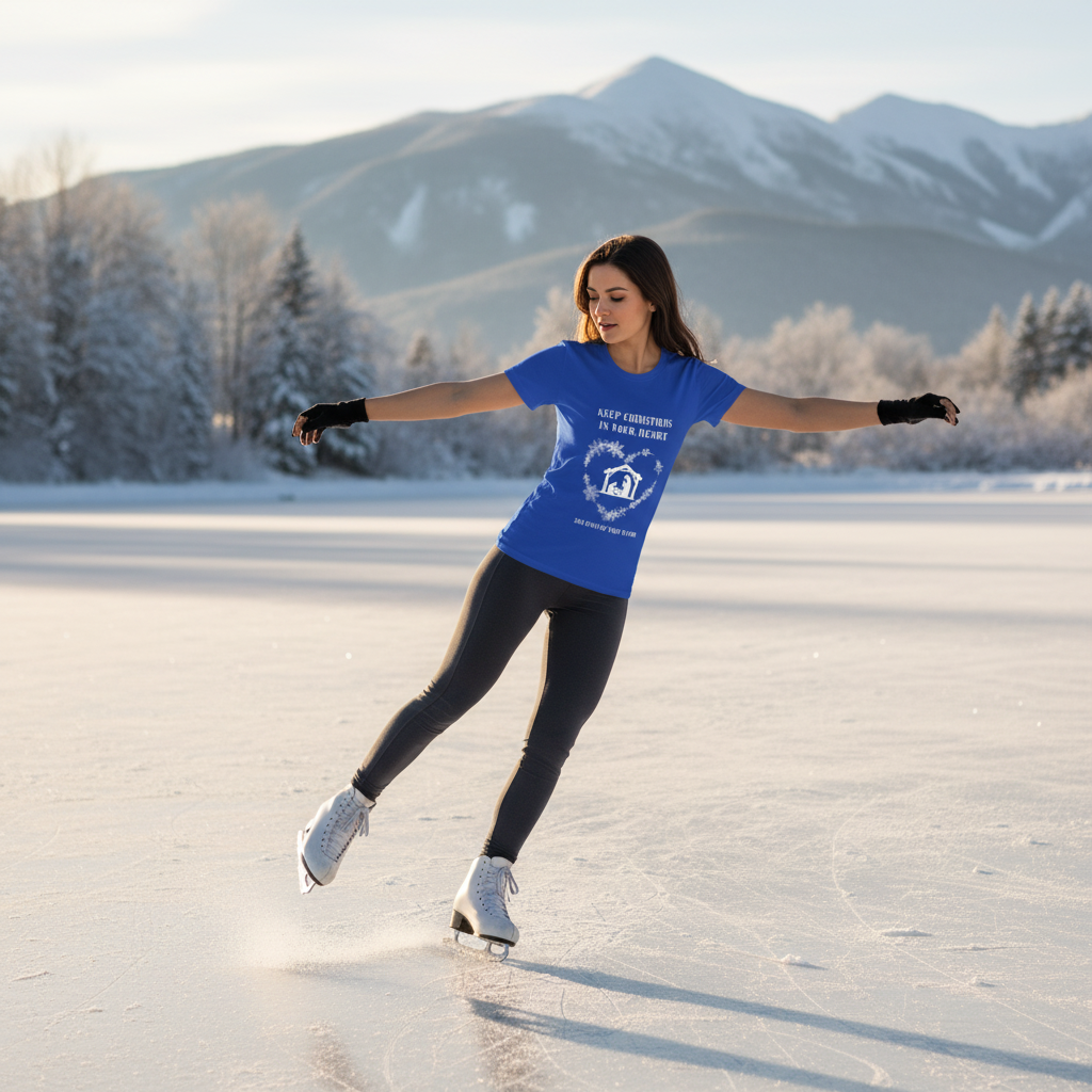 Keep Christmas in your Heart 365 Days a Year.  Jersey Short Sleeve Tee