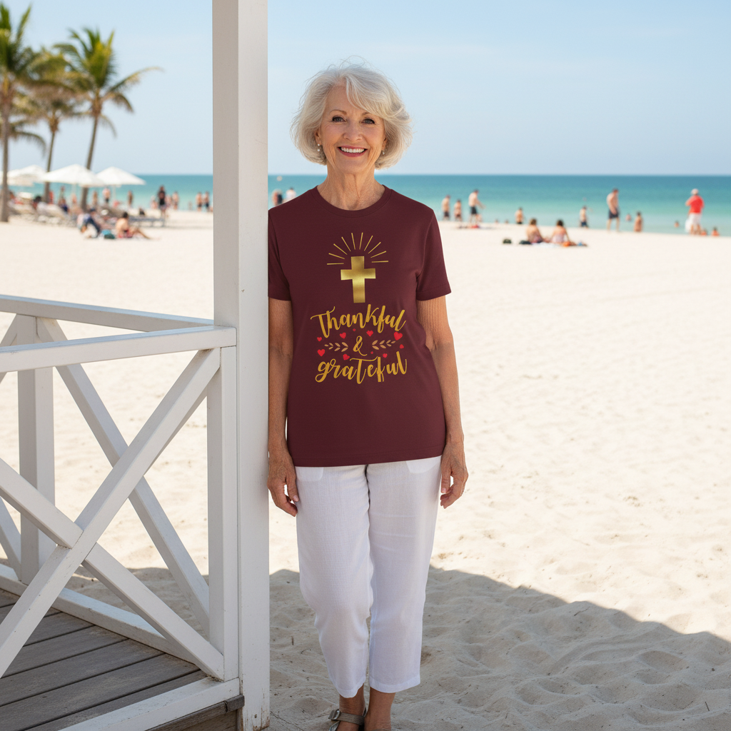 Grateful Thankful Short Sleeve Tee