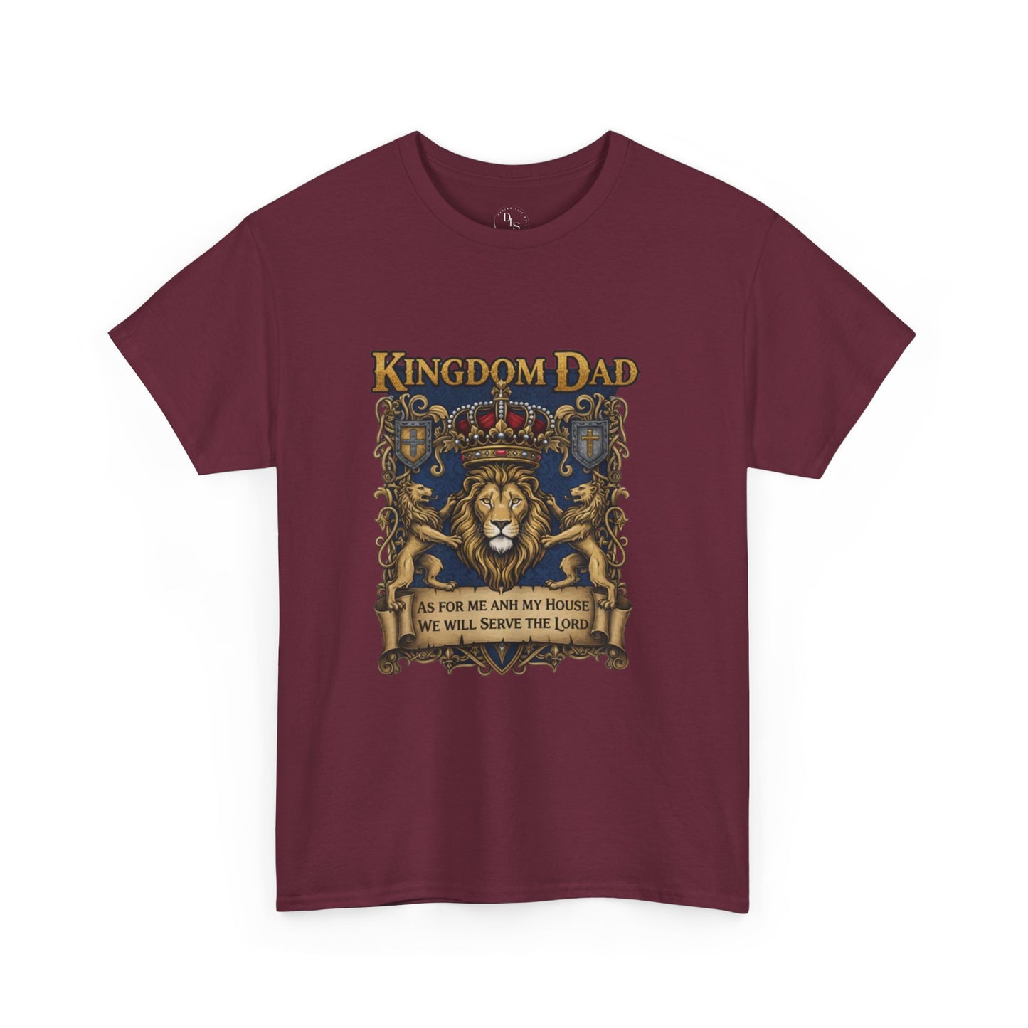 Kingdom Dad Lion T-Shirt — Faith & Family Christian Father's Day Tee