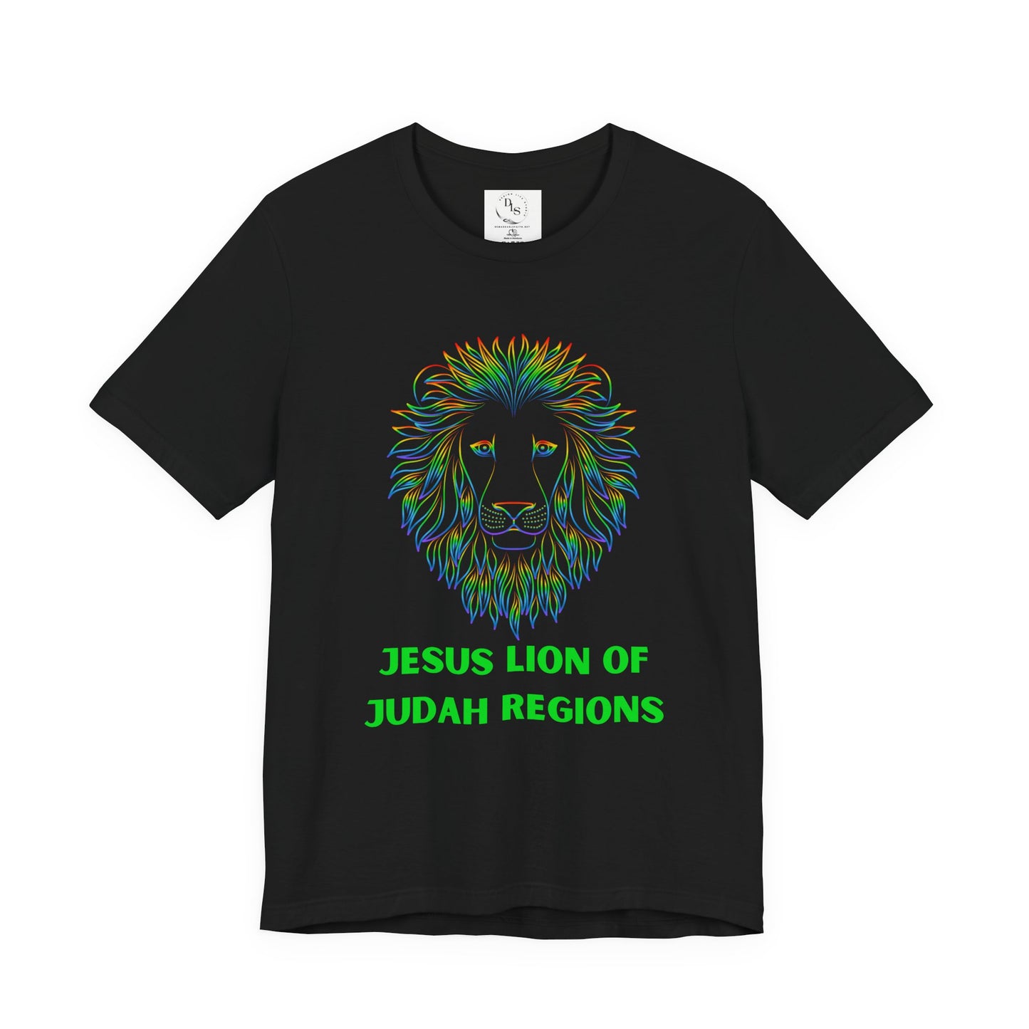 Jesus, the Lion of Judah Reign neon t shirt - Jersey Short Sleeve Tee