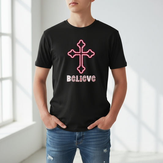 Believe dhort Sleeve Tee