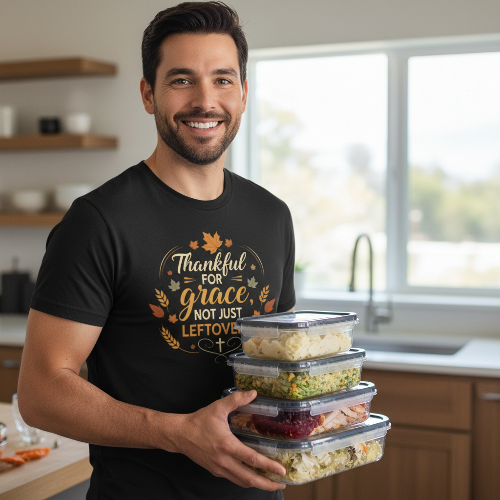 Thankful for Grace, Not Just Leftovers Tee