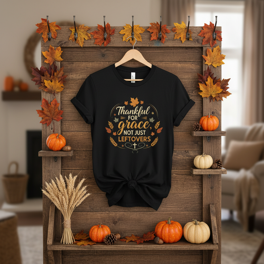 Thankful for Grace, Not Just Leftovers Tee