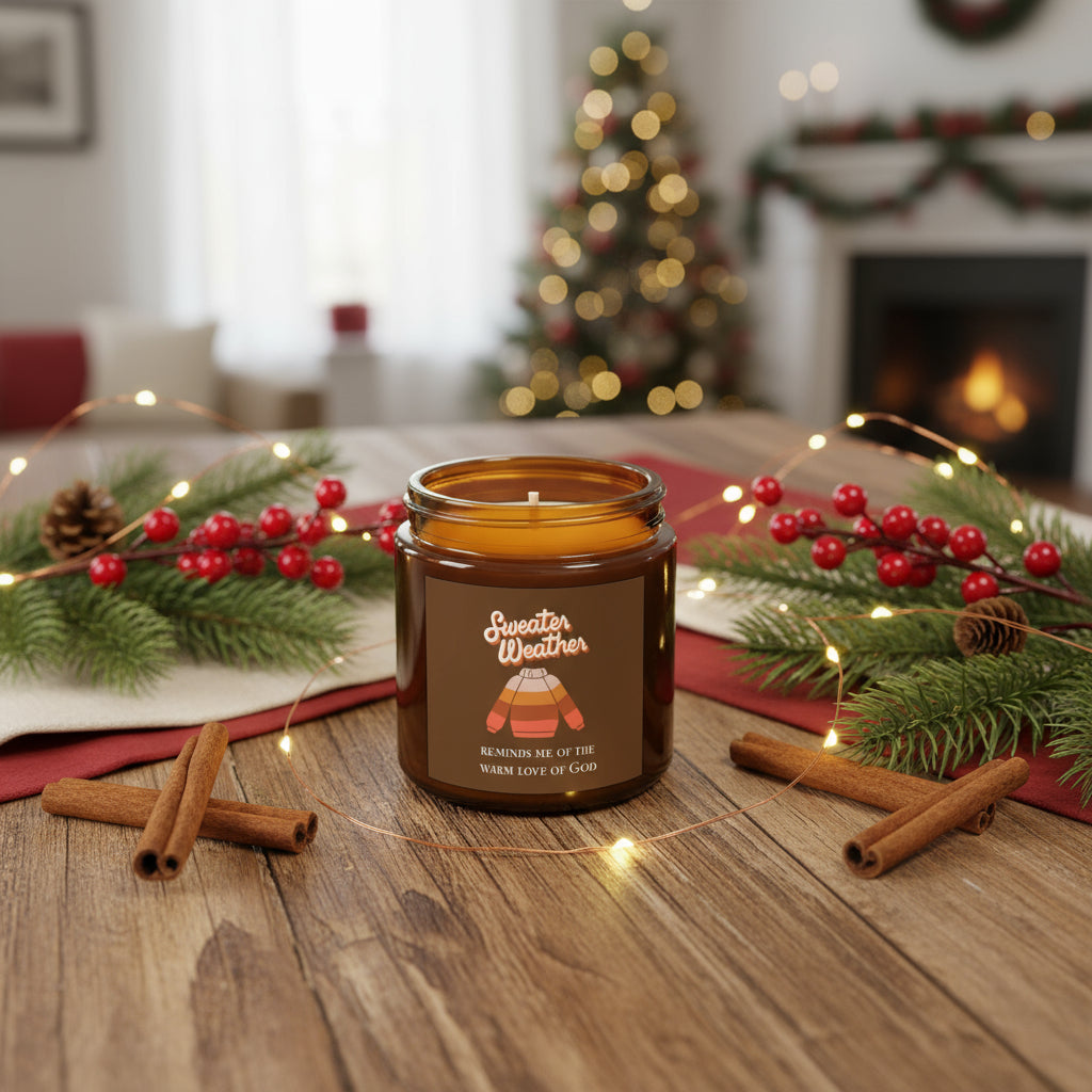 Coconut Apricot Scented Candle - Cozy Fall Vibes, Perfect Gift for Home, Aromatherapy, Relaxation, Winter Decor, Seasonal Candle