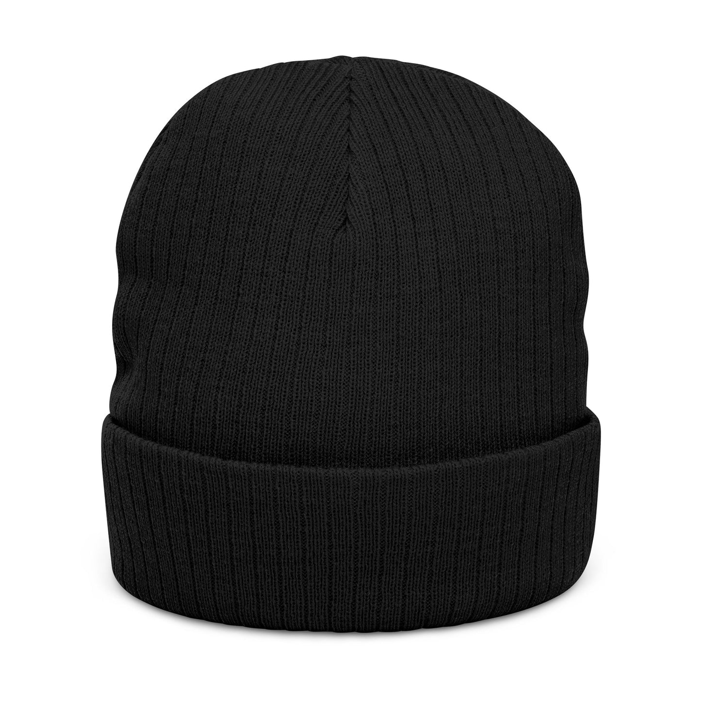 I identify as a man of God ribbed Knit Beanie (Embroidery)