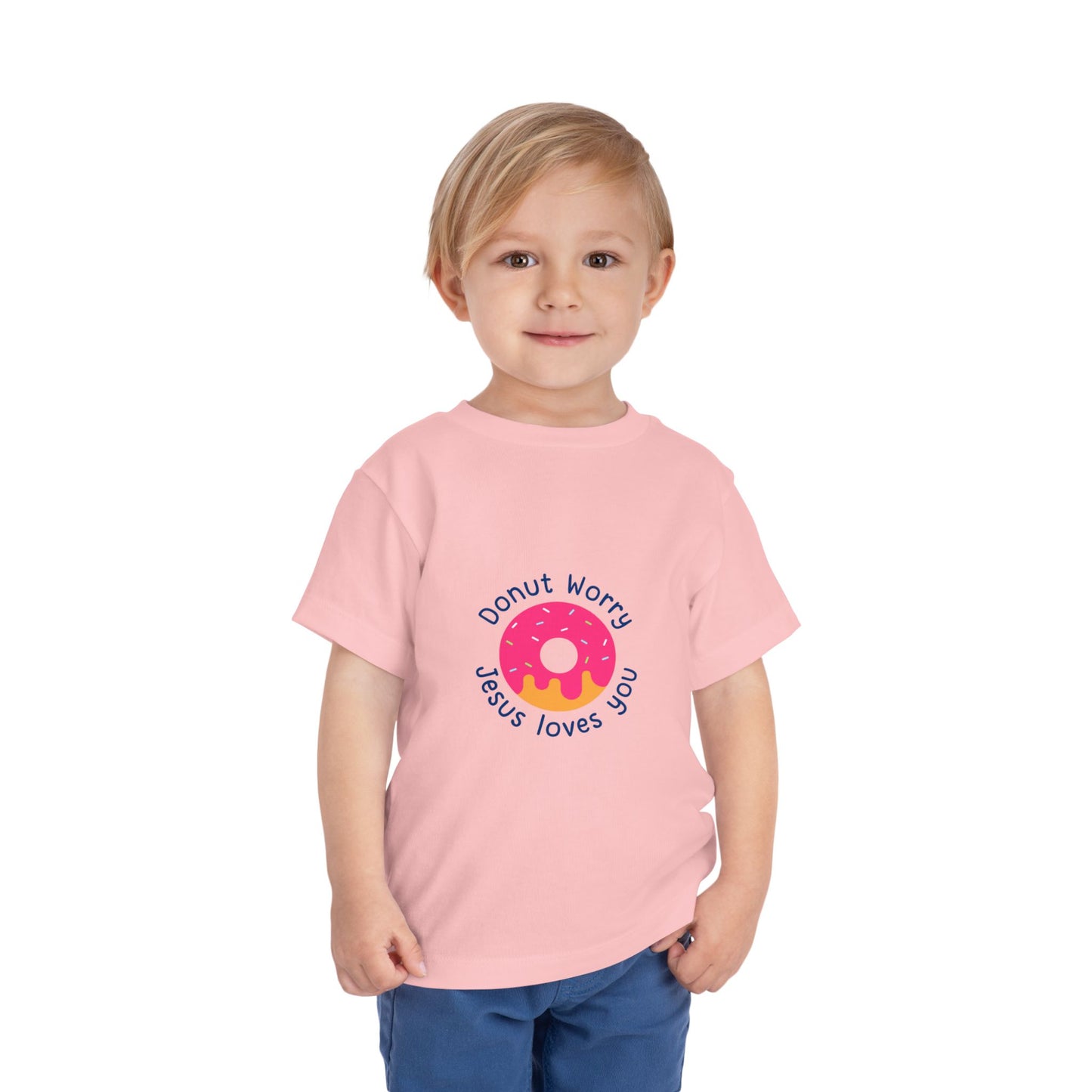 Donut Worry Jesus Loves You Toddler T shirt