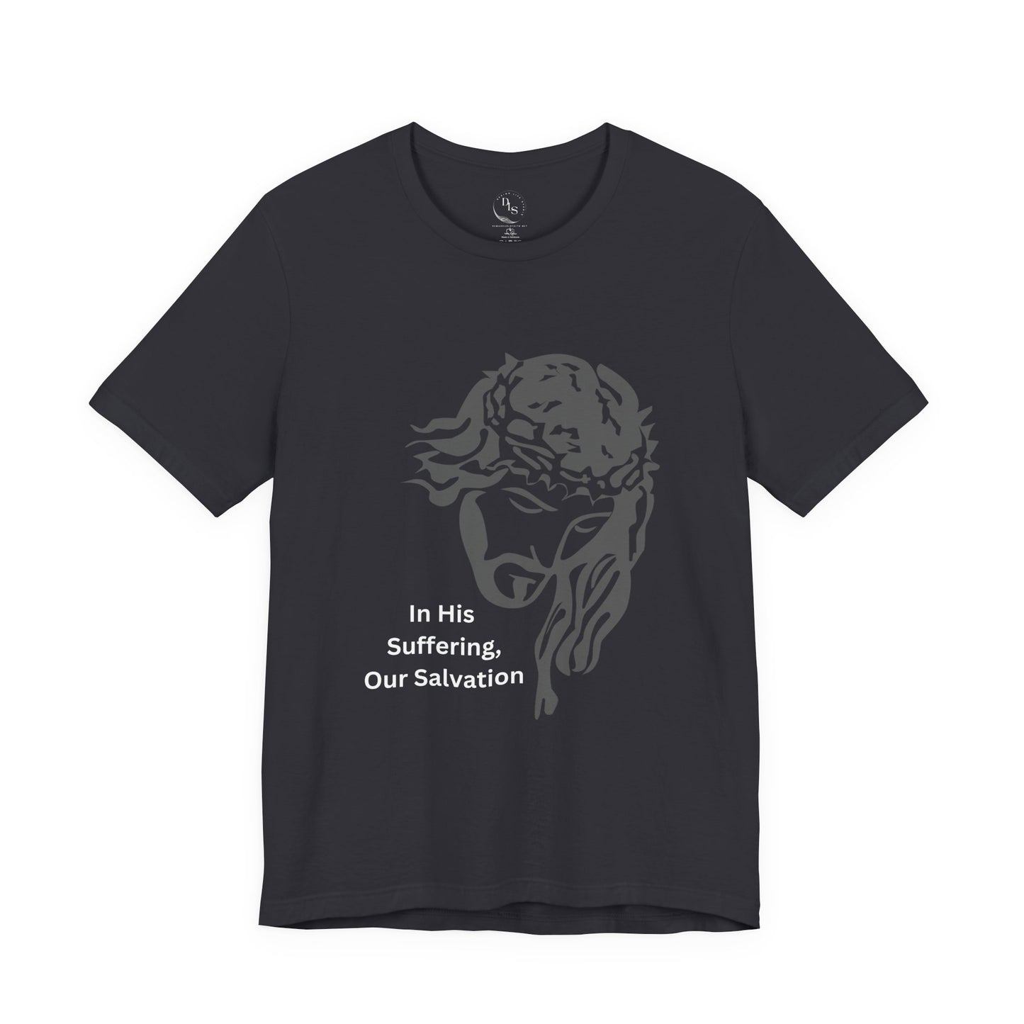 In His Suffering Our Salvation -  Jersey Short Sleeve Tee