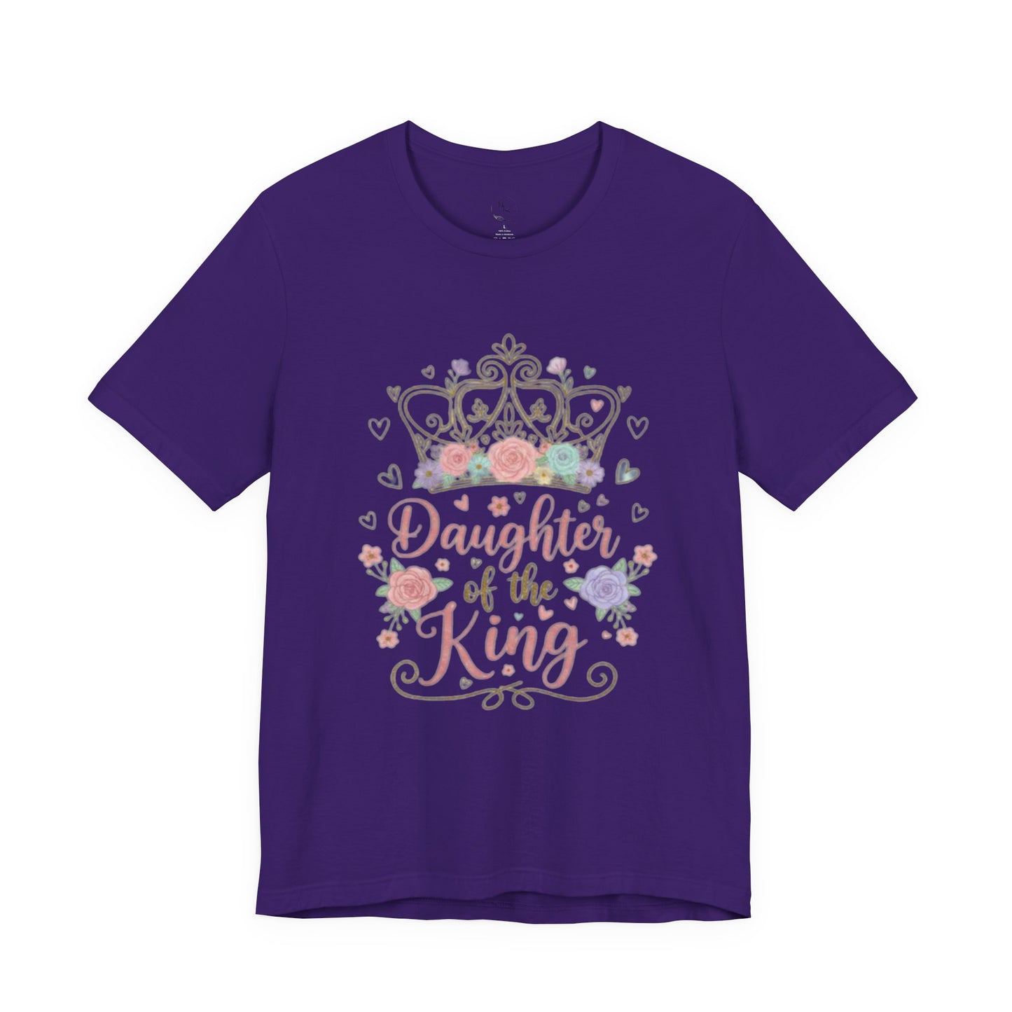 Daughter of the King Tee — Floral Crown Christian Faith T-Shirt