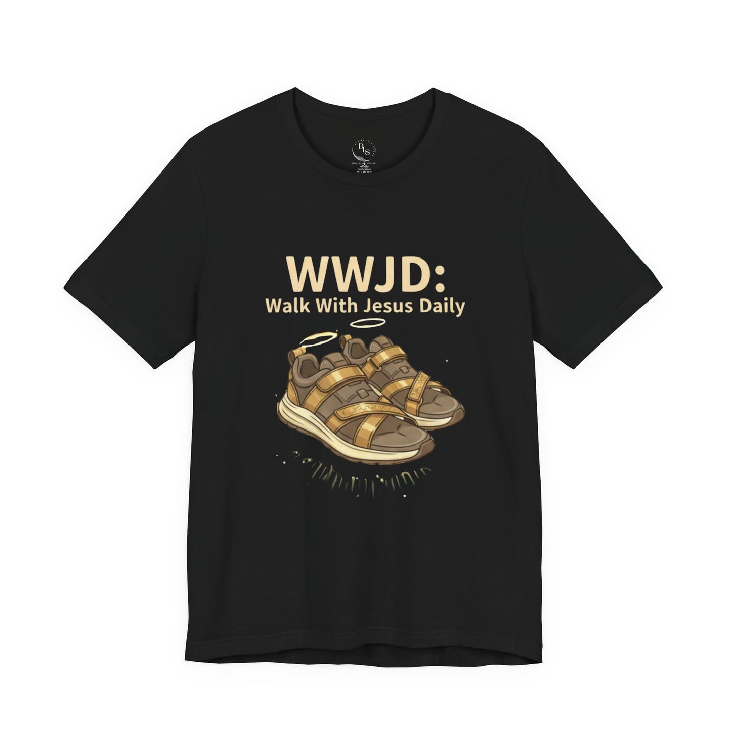 WWJD: Walk With Jesus Daily T-Shirt — Christian Faith Sneaker Graphic Tee