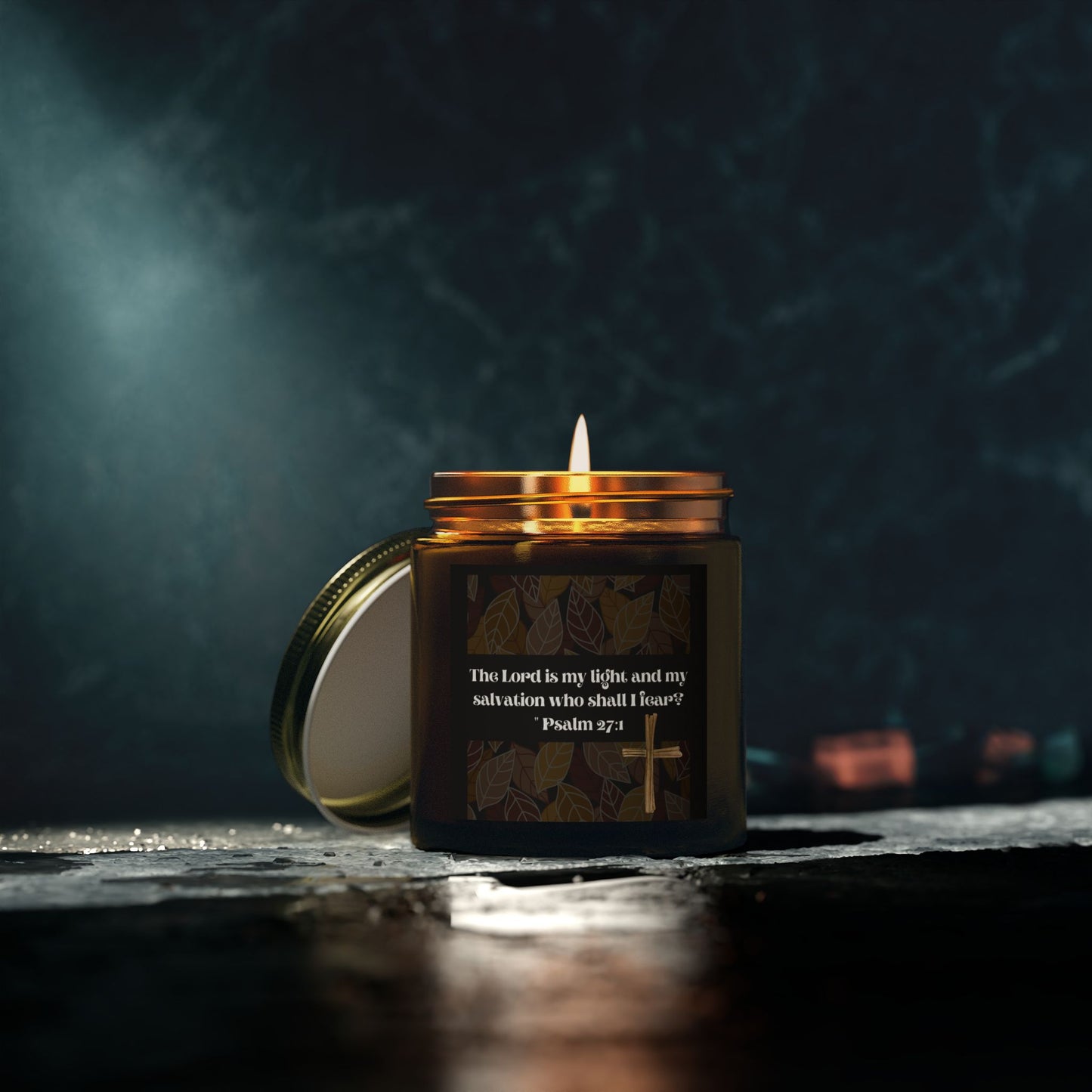 Faith-Inspired Scented Candles, Relaxation, Home Decor, Gifts for Friends, Self-Care, Psalms Verse, Spiritual Gifts