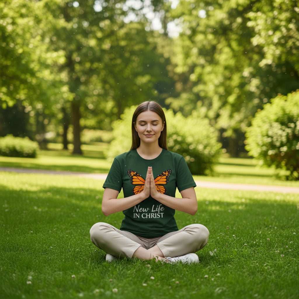 New Life in Christ Butterfly T Shirt