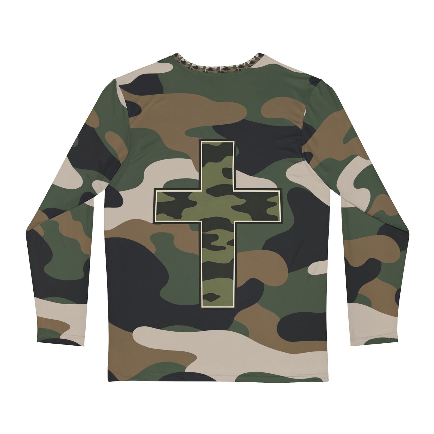 Camouflage Men's Long Sleeve Shirt - Comfortable Outdoor Style