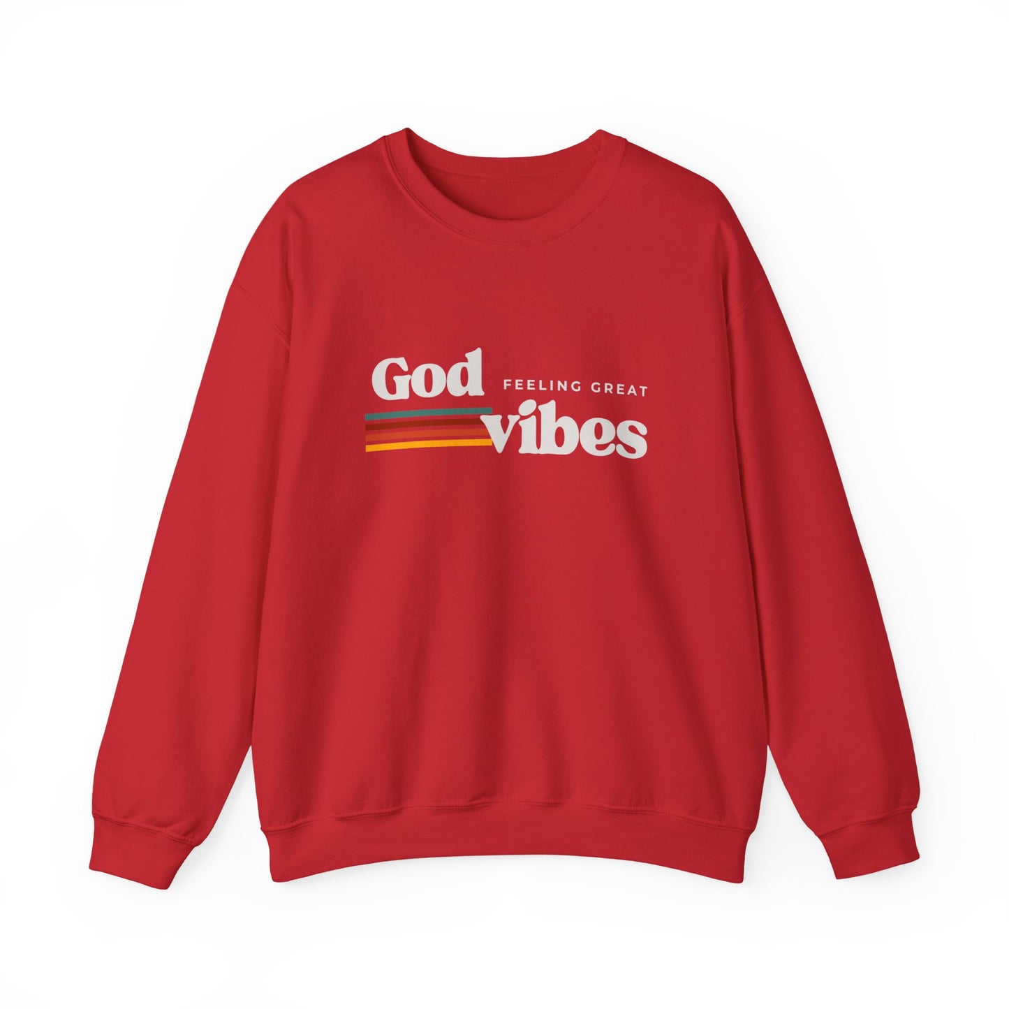 God Vibes Unisex Sweatshirt, Cozy Crewneck for Relaxation, Everyday Wear, Gifts for Friends, Spiritual & Casual Fashion