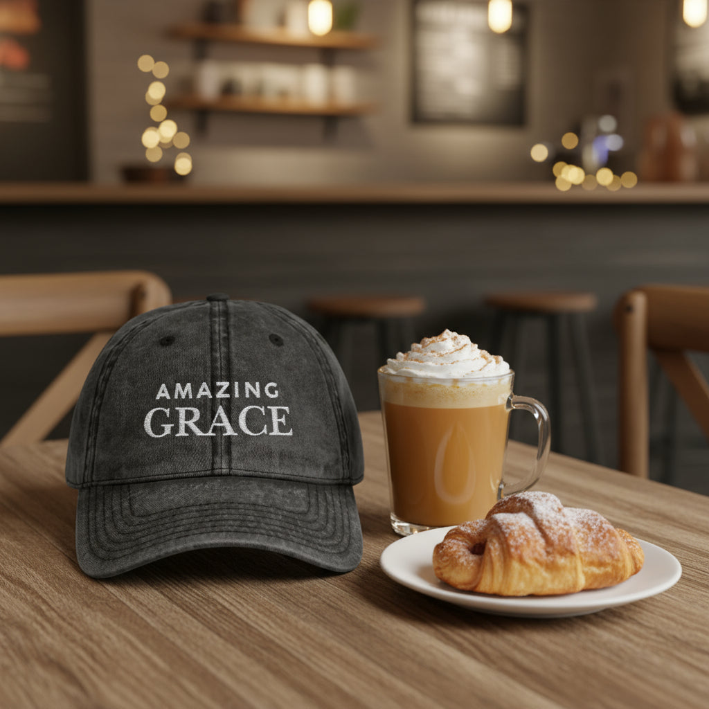 Amazing Grace Vintage Cap (Embroidery)