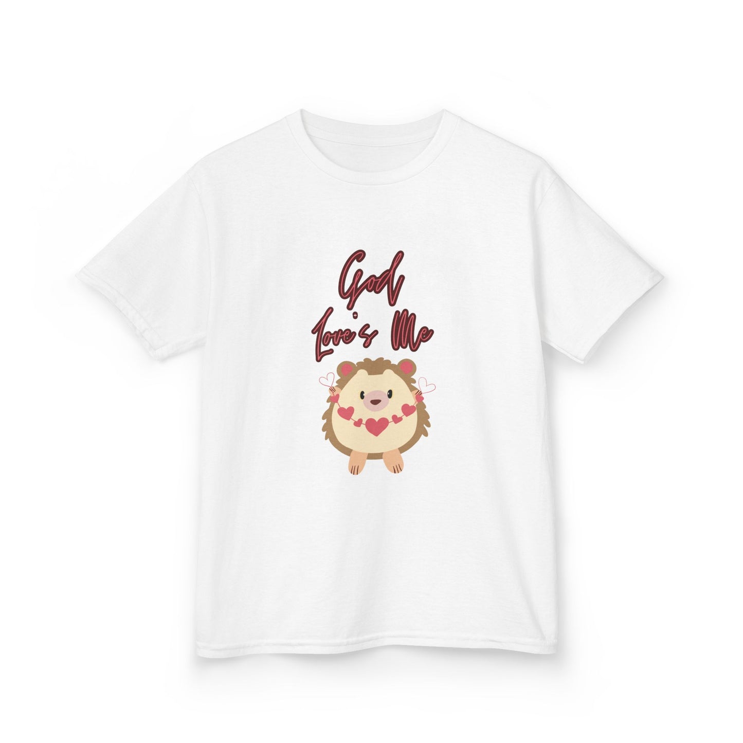 Cute Hedgehog Kids Tee - Adorable Gift for Birthdays, Holidays, Everyday Play, Funny Kids Shirt, Animal Lover Tee, Soft Cotton T-Shirt