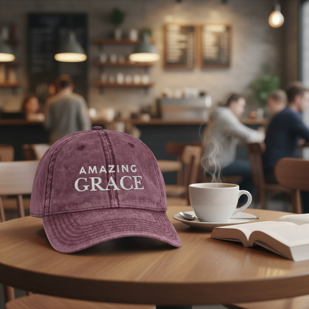 Amazing Grace Vintage Cap (Embroidery)