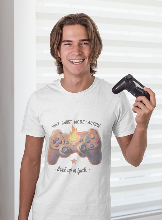 Holy Ghost Mode: ACTION – Faith Level-Up Tee