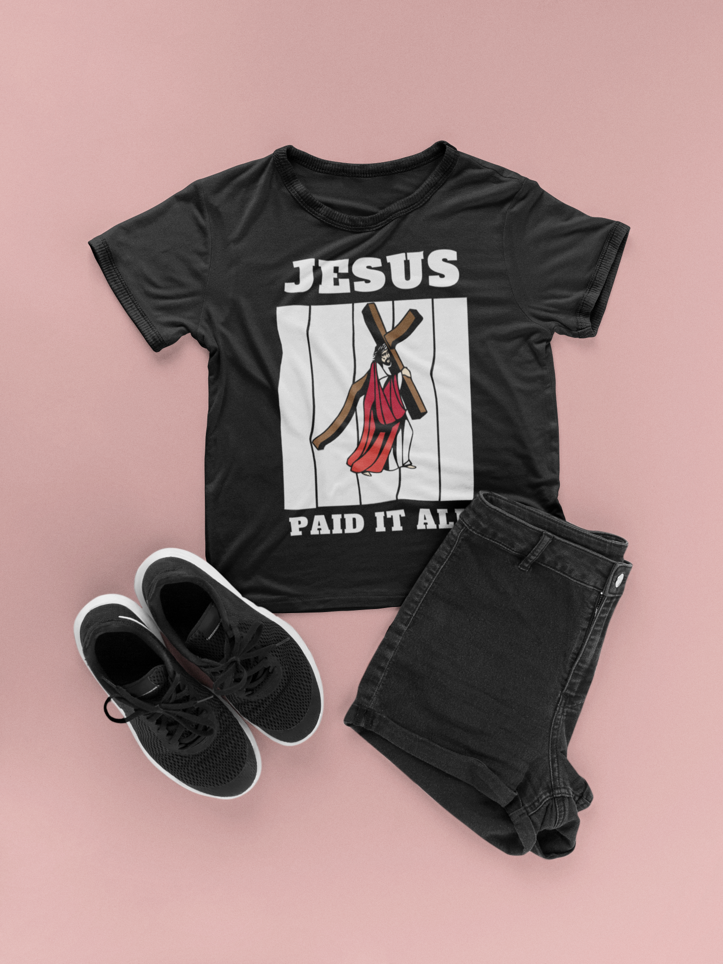 Jesus Paid It All- Faith Inspired – Comfort Tee